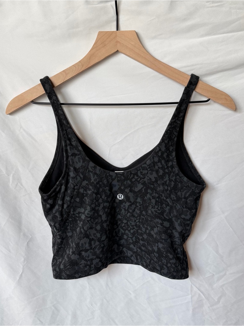 Lululemon Align Tank Top Wild Thing Camo Deep Coal Multi Size 8